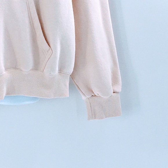 Linda Finegold ALF Womens Hoodie Cream Lost Paradise Floral Skull Pullover Sz L - Picture 6 of 12